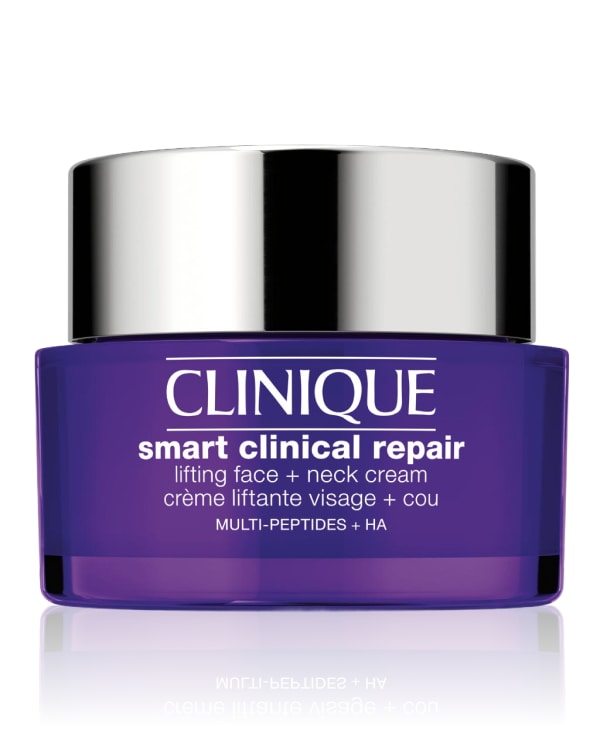 NEW Clinique Smart Clinical Repair™ Lifting Face + Neck Cream, &lt;div style=&quot;text-align: justify;&quot;&gt;Powerful face and neck cream visibly lifts and reduces the look of lines and wrinkles. 100% show a more lifted-looking face and neck.&lt;/div&gt;&lt;div style=&quot;text-align: justify;&quot;&gt;&lt;br&gt;&lt;/div&gt;&lt;div style=&quot;text-align: justify;&quot;&gt;Dermatologist tested. Safe for sensitive skin. Allergy tested. 100% fragrance free.&lt;/div&gt;&lt;br&gt;
