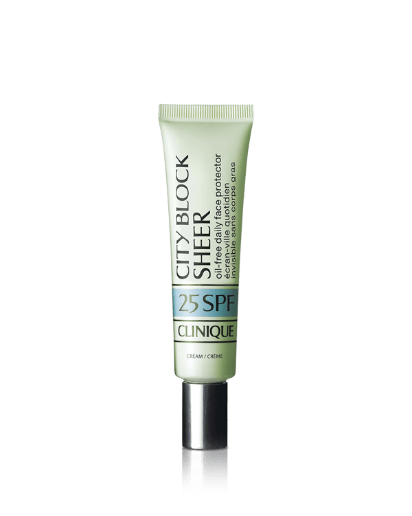City Block™ Sheer Oil-Free Daily Face Protector Broad Spectrum SPF 25, Lightweight UVA/UVB daily protection with no chemical sunscreens. Perfect alone or as an invisible makeup primer. &lt;br&gt;&lt;br&gt;Category: Skincare