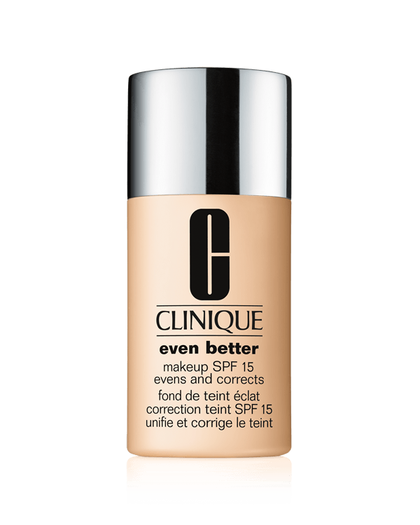 Even Better™ Makeup Broad Spectrum SPF 15, Dermatologist-developed foundation visibly reduces dark spots in 12 weeks. 90% say skin feels comfortable all day.*&lt;br&gt;&lt;br&gt;&lt;b&gt;Benefit:&lt;/b&gt; Restores a more even skin tone instantly and over time&lt;br&gt;&lt;br&gt;&lt;b&gt;Finish:&lt;/b&gt; Natural-finish&lt;br&gt;&lt;br&gt;&lt;b&gt;Coverage:&lt;/b&gt; Medium Coverage&lt;br&gt;&lt;br&gt;&lt;div&gt;&lt;b&gt;Skin type:&lt;/b&gt; Dry, Combination&lt;/div&gt;&lt;div&gt;&lt;br&gt;&lt;/div&gt;&lt;div&gt;&lt;b&gt;Category:&lt;/b&gt; Makeup&lt;br&gt;&lt;/div&gt;&lt;br&gt;&lt;i&gt;*Consumer testing on 546 women after using the product for 2 weeks.&lt;/i&gt;